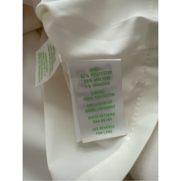Lilly Pulitzer Ivory Dress, Size 2 - Picture 8 of 9